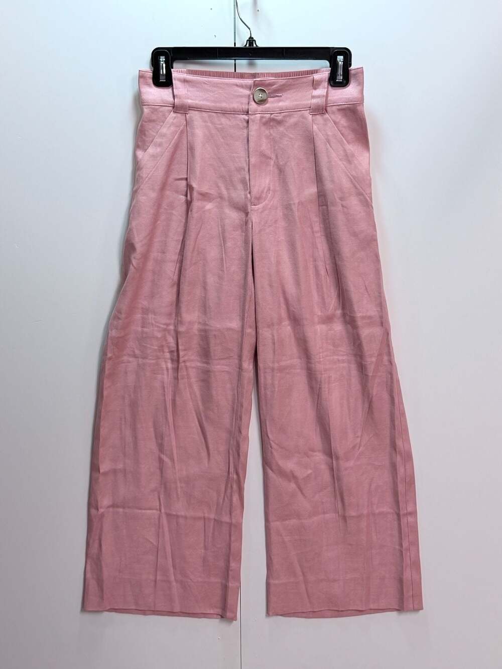 New Cabi Dinner Trouser Wide Leg Pink Pleated Pants Size XS